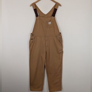 Maden Loose Fit Adjustable Strap Baggy Fit Vintage Style Amekaji Bib Overalls